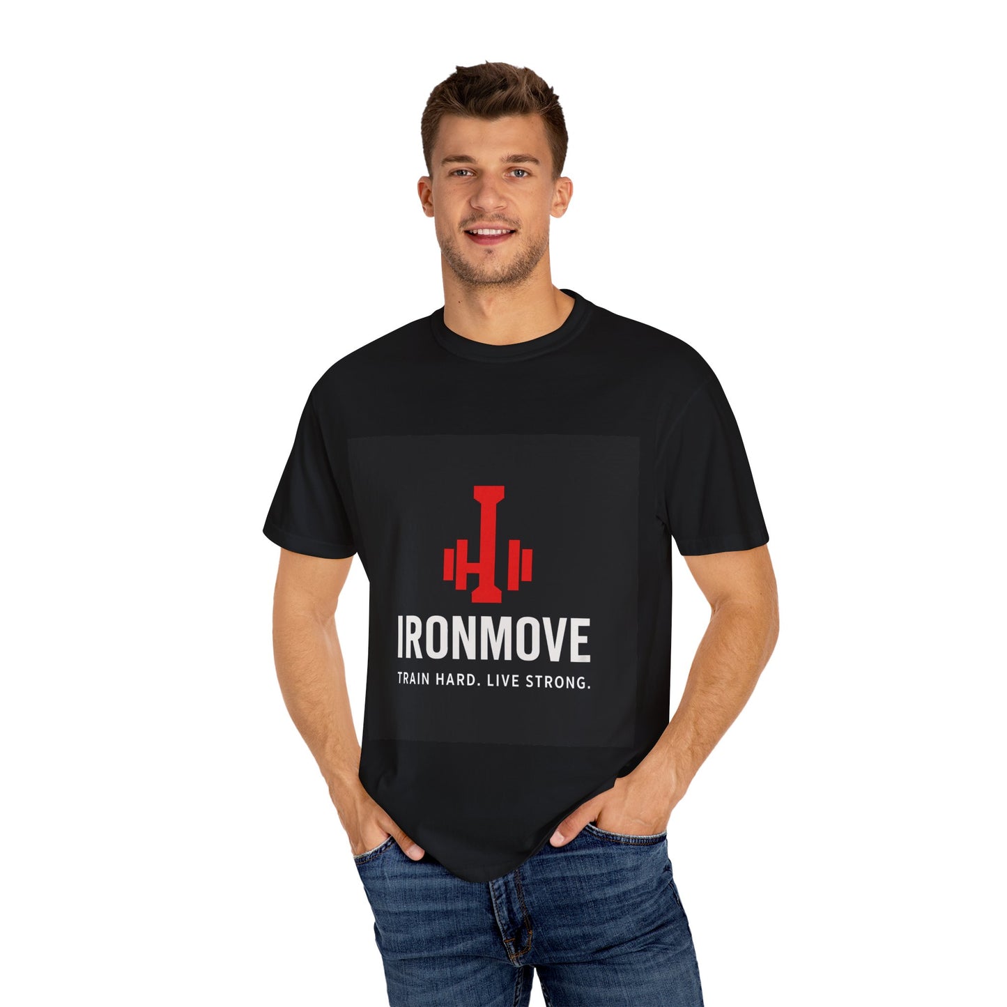Unisex Workout T-Shirt - Ironmove Gym Tee, Fitness Apparel, Exercise Shirt, Sportswear, Gift for Gym Lovers