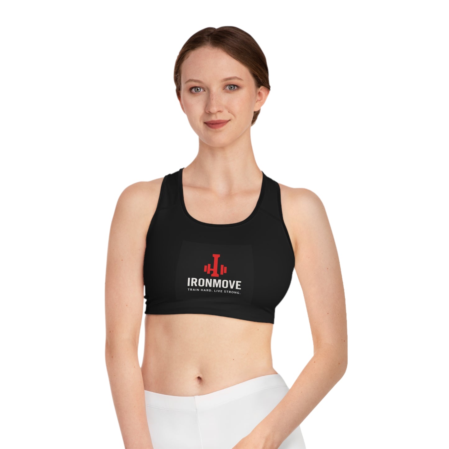 Empowering Workout Sports Bra, Gym Apparel, Fitness Gear, Athleisure, Activewear, Training Top, Gift for Fitness Enthusiasts