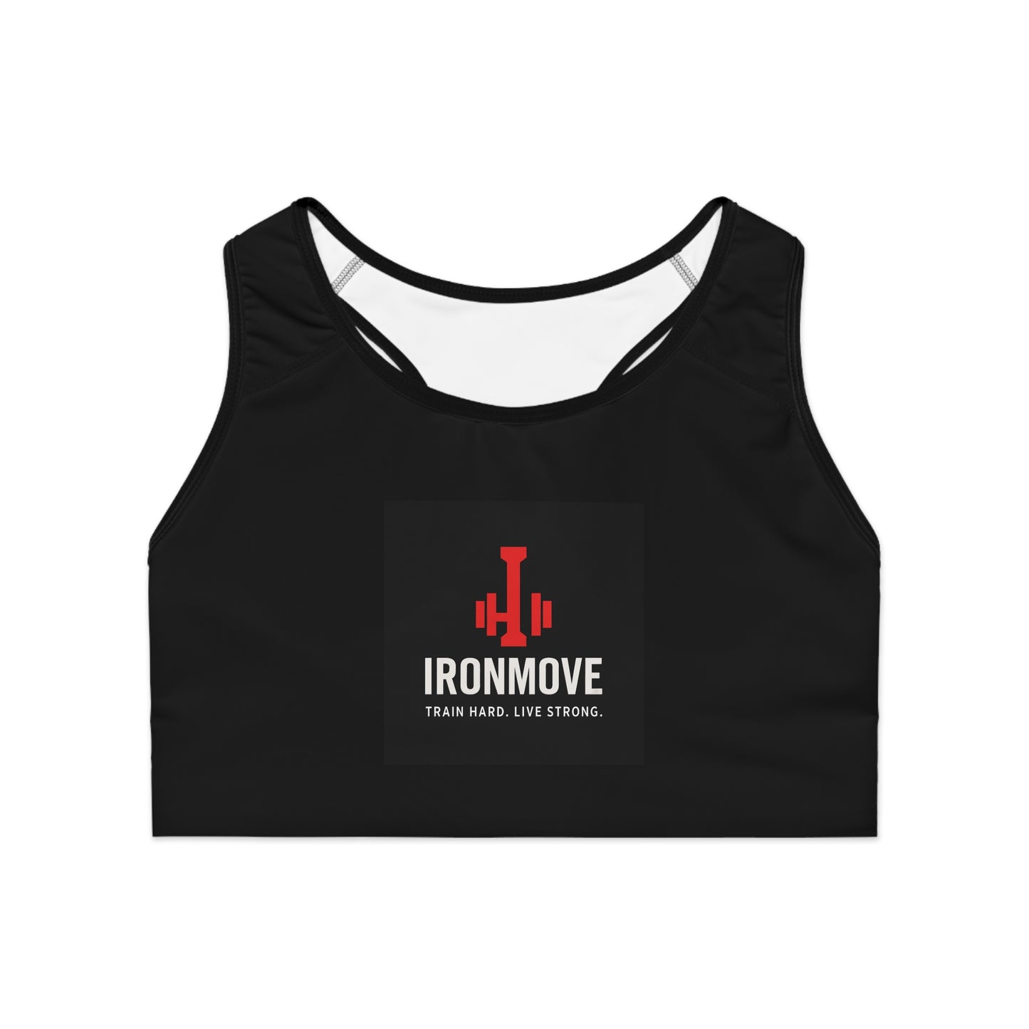 Empowering Workout Sports Bra, Gym Apparel, Fitness Gear, Athleisure, Activewear, Training Top, Gift for Fitness Enthusiasts