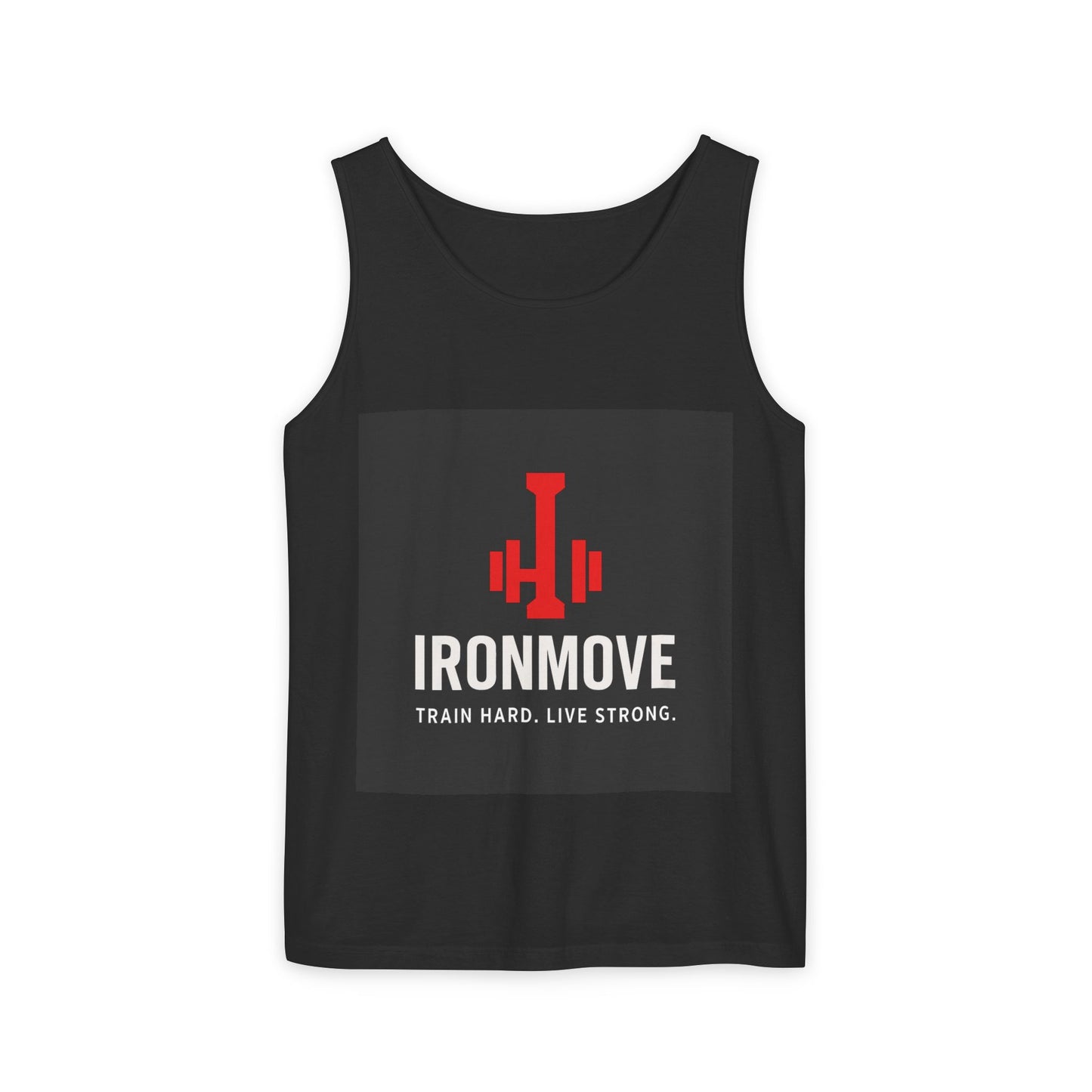 Unisex Gym Tank Top - Ironmove, Workout Shirt, Fitness Apparel, Gift for Gym Lovers, Exercise Gear, Weightlifting Clothing