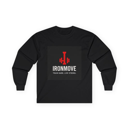 Fitness Motivation Long Sleeve Tee, Train Hard Live Strong Shirt, Gym Apparel, Unisex Workout Shirt, Gift for Fitness Lovers