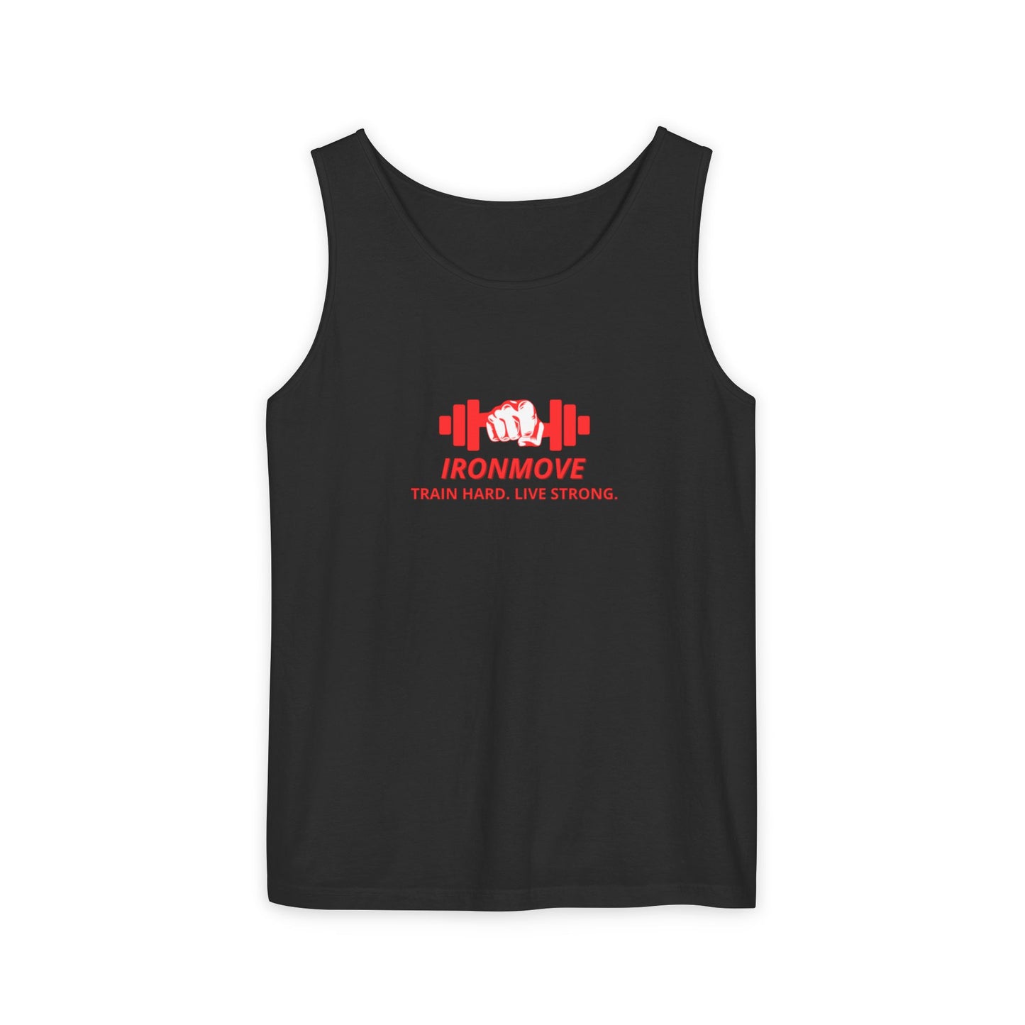 Unisex Gym Tank Top - Ironmove, Workout Shirt, Fitness Apparel, Gift for Gym Lovers, Exercise Gear, Weightlifting Clothing