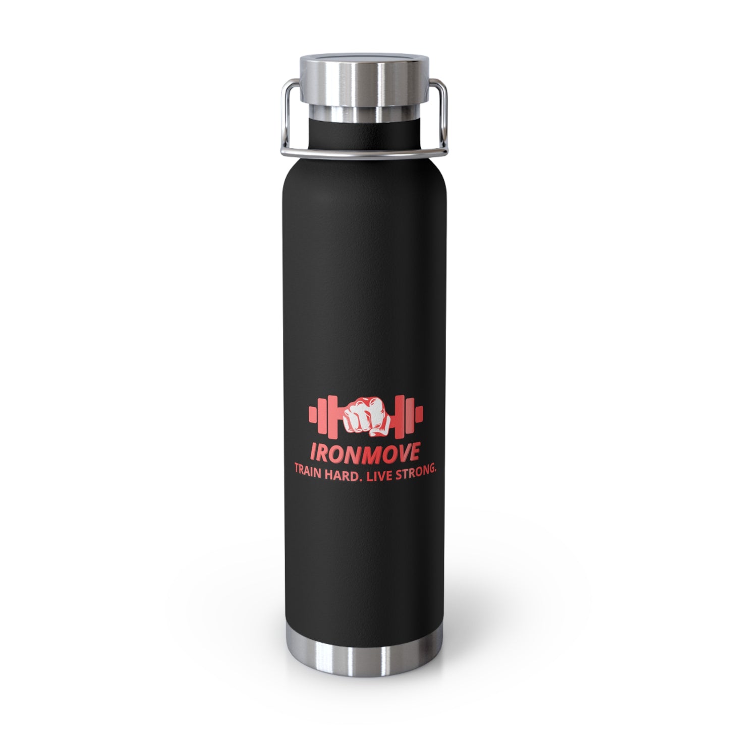 Insulated Water Bottle for Fitness Lovers, Gym Gear, Travel Companion, Eco-Friendly Hydration, Ironmove Motivational Drinkware